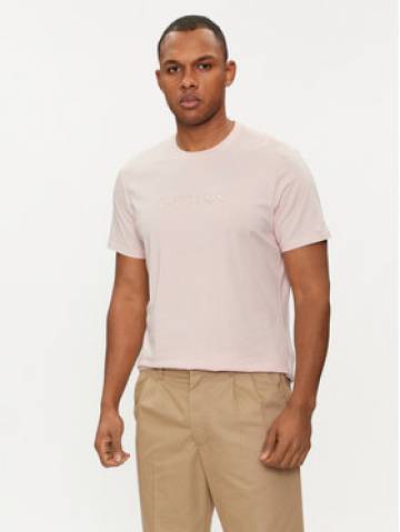Guess Футболка M2BP47 K7HD0 Рожевий Slim Fit Guess Футболка M2BP47 K7HD0 Рожевий Slim Fit