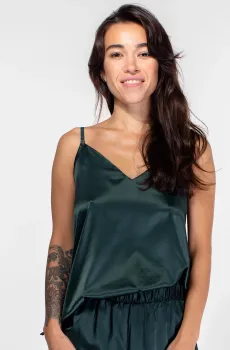 Женский темно-зеленый топ Зеленый L brabrabra HOM2008006