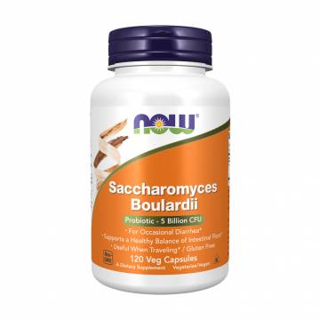 Сахаромицеты буларди NOW foods Saccharomyces Boulardii, 120 вегетарианских капсул Сахаромицеты буларди NOW foods Saccharomyces Boulardii, 120 вегетарианских капсул