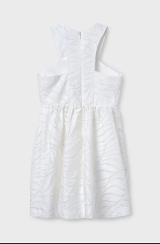 Детское платье с примесью льна Mayoral