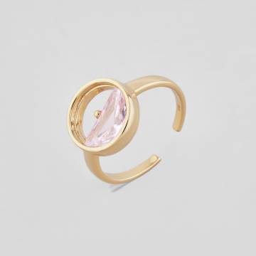 Серебряные кольца с позолотой Minimal 11127п-pink Серебряные кольца с позолотой Minimal 11127п-pink