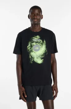 Мужская черная футболка Vortex Performance Черный XL New Balance MT6164W1BK