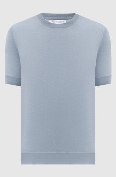 Голубая футболка