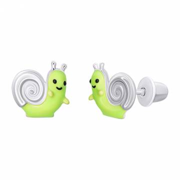 Сережки UmaUmi Magic Seven WOP равлик зелений (2210000005617) Сережки UmaUmi Magic Seven WOP равлик зелений (2210000005617)