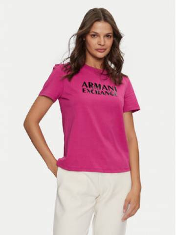 Armani Exchange Футболка XW000060 AF10354 UA256 Рожевий Regular Fit Armani Exchange Футболка XW000060 AF10354 UA256 Рожевий Regular Fit
