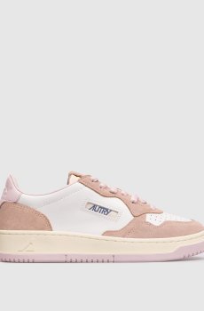 Белые кожаные кроссовки Medalist