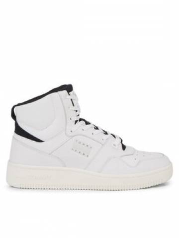 Tommy Jeans Снікерcи Basket Mid EM0EM01258 Білий Tommy Jeans Снікерcи Basket Mid EM0EM01258 Білий