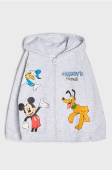 Худі на блискавці Mickey Mouse - сірий