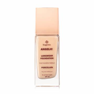Тональная основа для лица Bogenia Angelic Longwear Foundation BG605, SPF20, 001 Porcelain, 30 мл Тональная основа для лица Bogenia Angelic Longwear Foundation BG605, SPF20, 001 Porcelain, 30 мл