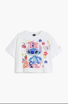 Детская хлопковая футболка Desigual