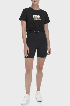Женские черные велосипедки Черный M DKNY DP3S5167