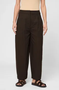 Женские темно-коричневые брюки Коричневый XS PRPY PWCPANN0059