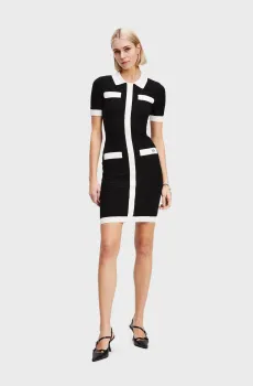 Женское черное платье Черный XS Karl Lagerfeld A3W13036