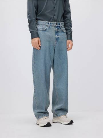Reserved - Мішкуваті завужені джинси - indigo jeans - WY880-57J Reserved - Мішкуваті завужені джинси - indigo jeans - WY880-57J