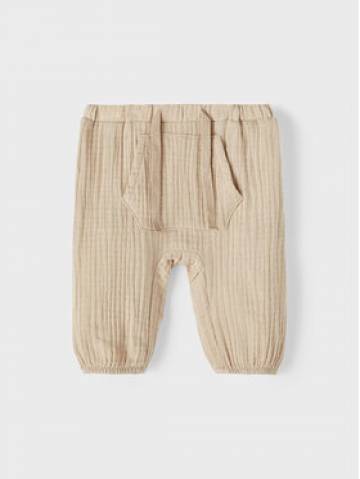 NAME IT Штани з тканини 13216654 Бежевий Regular Fit NAME IT Штани з тканини 13216654 Бежевий Regular Fit