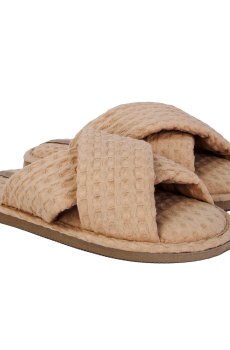 Женские домашние тапочки Twins HS-VL Waffle, Caramel, размер 36-37 (24 см)
