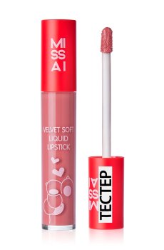 Жидкая помада для губ Missai Velvet Soft Liquid Lipstick тон 02, 5 г (Тестер)