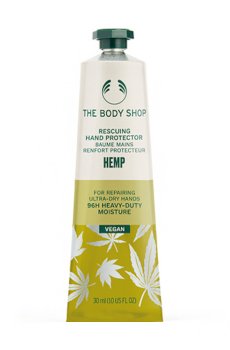 Защитный крем для рук The Body Shop Hemp Hand Protector с маслом семян конопля, 30 мл