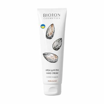 Питательный крем для рук Bioton Cosmetics Hand Cream с маслом миндаля, 100 мл Питательный крем для рук Bioton Cosmetics Hand Cream с маслом миндаля, 100 мл