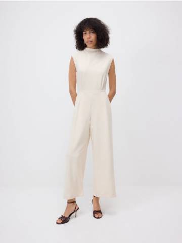 Reserved - LADIES` JUMPSUIT - кремовий - WW272-01X Reserved - LADIES` JUMPSUIT - кремовий - WW272-01X
