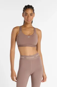 Женский коричневый топ Essential Train Коричневый XS New Balance WB51035EAS