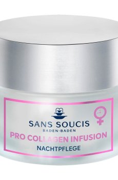 Ночной антивозрастной крем для лица Sans Soucis Pro Collagen Infusion, 50 мл