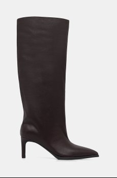 Кожаные сапоги Answear.LAB