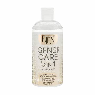 Мицеллярная вода Elen Cosmetics Sensitive Care 5 in 1, 500 мл Мицеллярная вода Elen Cosmetics Sensitive Care 5 in 1, 500 мл