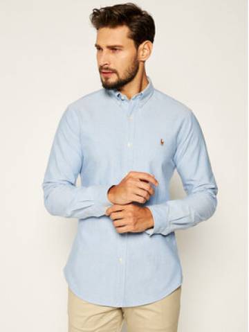 Polo Ralph Lauren Сорочка Classics 710767444001 Голубий Slim Fit Polo Ralph Lauren Сорочка Classics 710767444001 Голубий Slim Fit