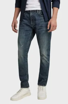 Мужские темно-синие джинсы Revend FWD Синий 31-34 G-Star RAW D20071,D437