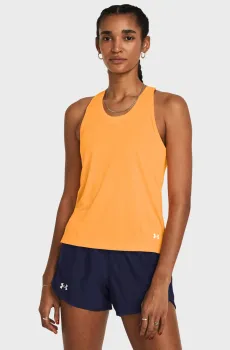 Женская оранжевая майка UA Launch Singlet Оранжевый XS Under Armour 1382436-803