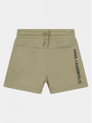 Karl Lagerfeld Kids Спортивні шорти Z30025 S Зелений Regular Fit Karl Lagerfeld Kids Спортивні шорти Z30025 S Зелений Regular Fit