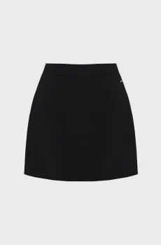 Женская черная юбка Черный XS Guess W6YD08.W2901;JBLK