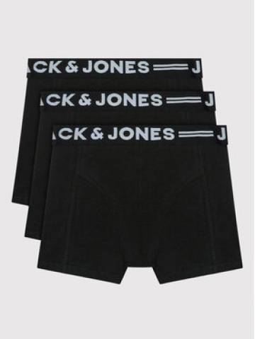 Jack&Jones Junior Набір з 3 пар боксерів Sense 12149293 Чорний Jack&Jones Junior Набір з 3 пар боксерів Sense 12149293 Чорний
