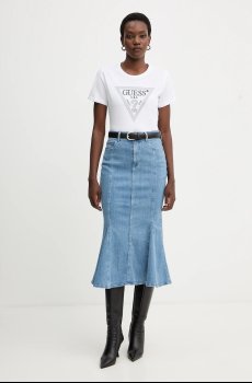 Хлопковая футболка Guess