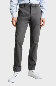 Мужские серые чиносы DENTON CHINO ESSENTIAL TWILL Серый 34-32 Tommy Hilfiger MW0MW24872