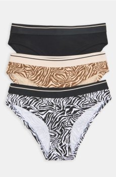 Бавовняні трусики 3 штуки - різнобарвний