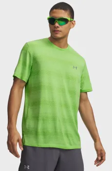 Мужская салатовая футболка UA Velociti SS Салатовый XXL Under Armour 6009517-712