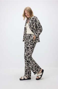 Reserved - Віскозні штани з візерунком - різнобарвний - YH543-MLC