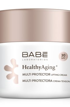Мультизащитный дневной крем для лица BABE Laboratorios Healthy Aging+ з DMAE SPF 30 с эффектом лифтинга, 50 мл