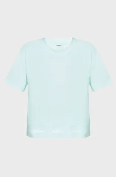 Женская мятная футболка DORINDA CROP TEE Ментоловый XS Guess V3GI04.I3Z14