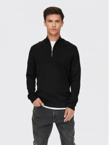 Only & Sons Светр Wyler 22021264 Чорний Regular Fit Only & Sons Светр Wyler 22021264 Чорний Regular Fit