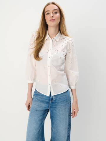 Mohito - Сорочка з вишитими елементами - білий - 42