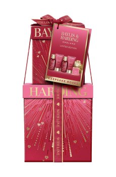 Подарочный набор Baylis & Harding Midnight Cherry Luxury Pamper Present Gift Set, 6 продуктов