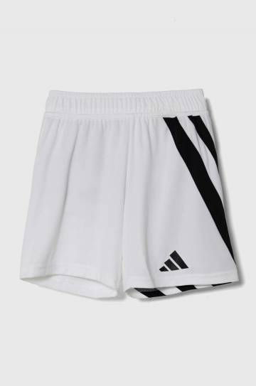 Детские шорты adidas Performance FORTORE23 SHO Y цвет белый регулируемая талия Детские шорты adidas Performance FORTORE23 SHO Y цвет белый регулируемая талия