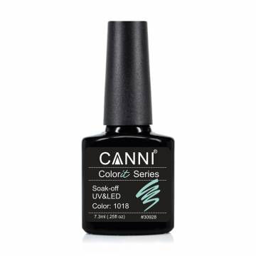 Гель-лак для ногтей Canni Gel Color System Soak-off UV&LED Gel Polish 1018 Нежно-бирюзовый, 7.3 мл Гель-лак для ногтей Canni Gel Color System Soak-off UV&LED Gel Polish 1018 Нежно-бирюзовый, 7.3 мл