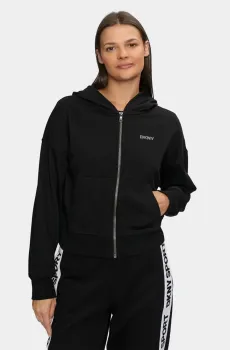Женское черное худи Черный XS DKNY DP4J9517