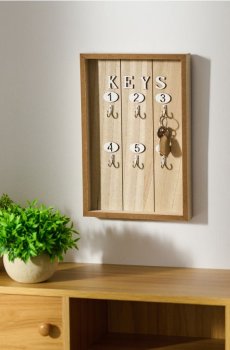 Стійкий органайзер для ключів - білий