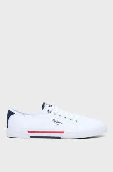 Мужские белые кеды BRADY MEN BASIC Белый 44 Pepe Jeans PMS30816
