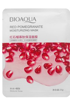 Увлажняющая маска для лица Bioaqua Red Pomegranate Moisturizing Mask с красным гранатом, 25 г